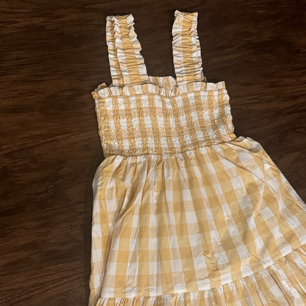 Abercrombie & Fitch Tan Plaid Women’s Dress - Picture 10 of 13